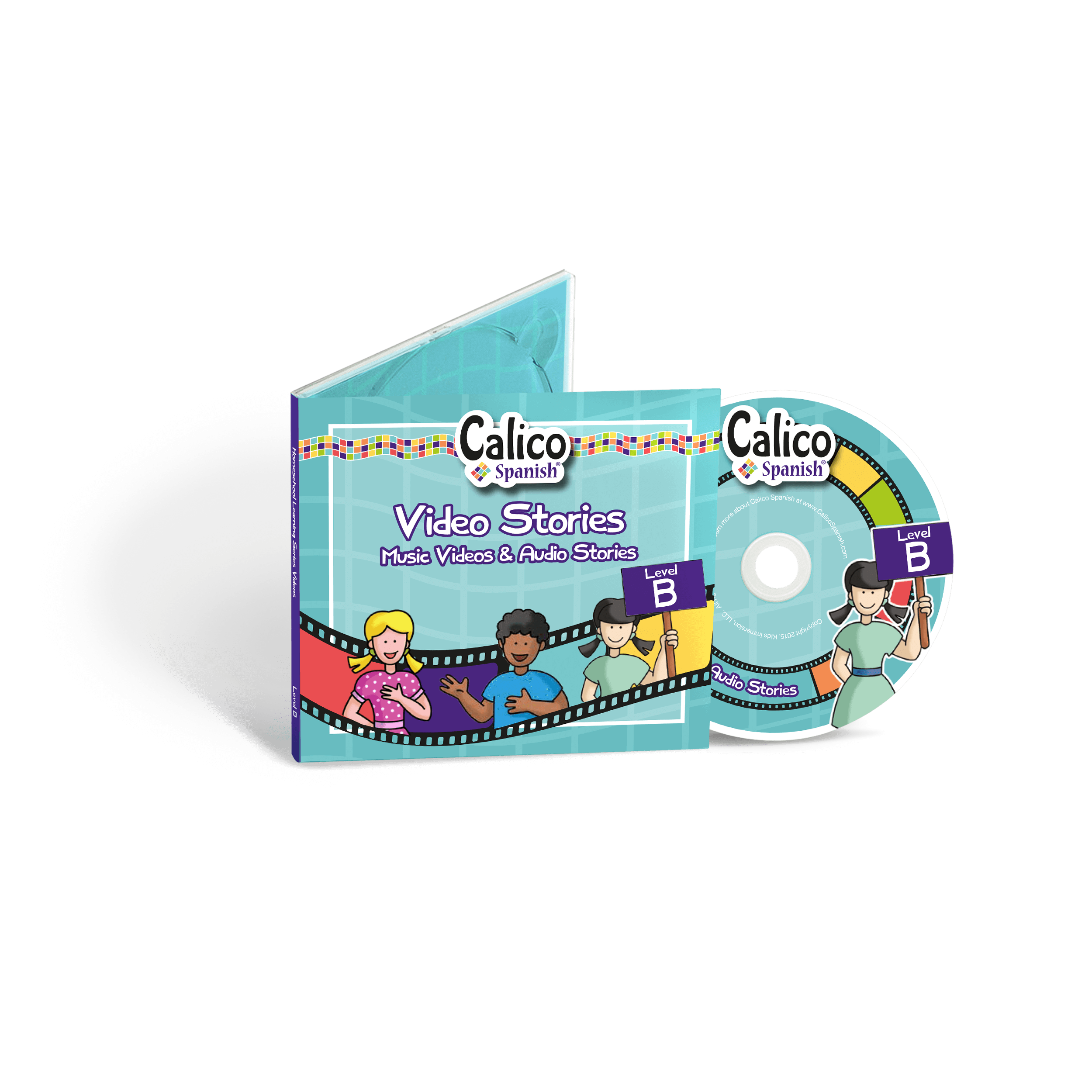 video stories on DVD Level B for elementary school spanish classes