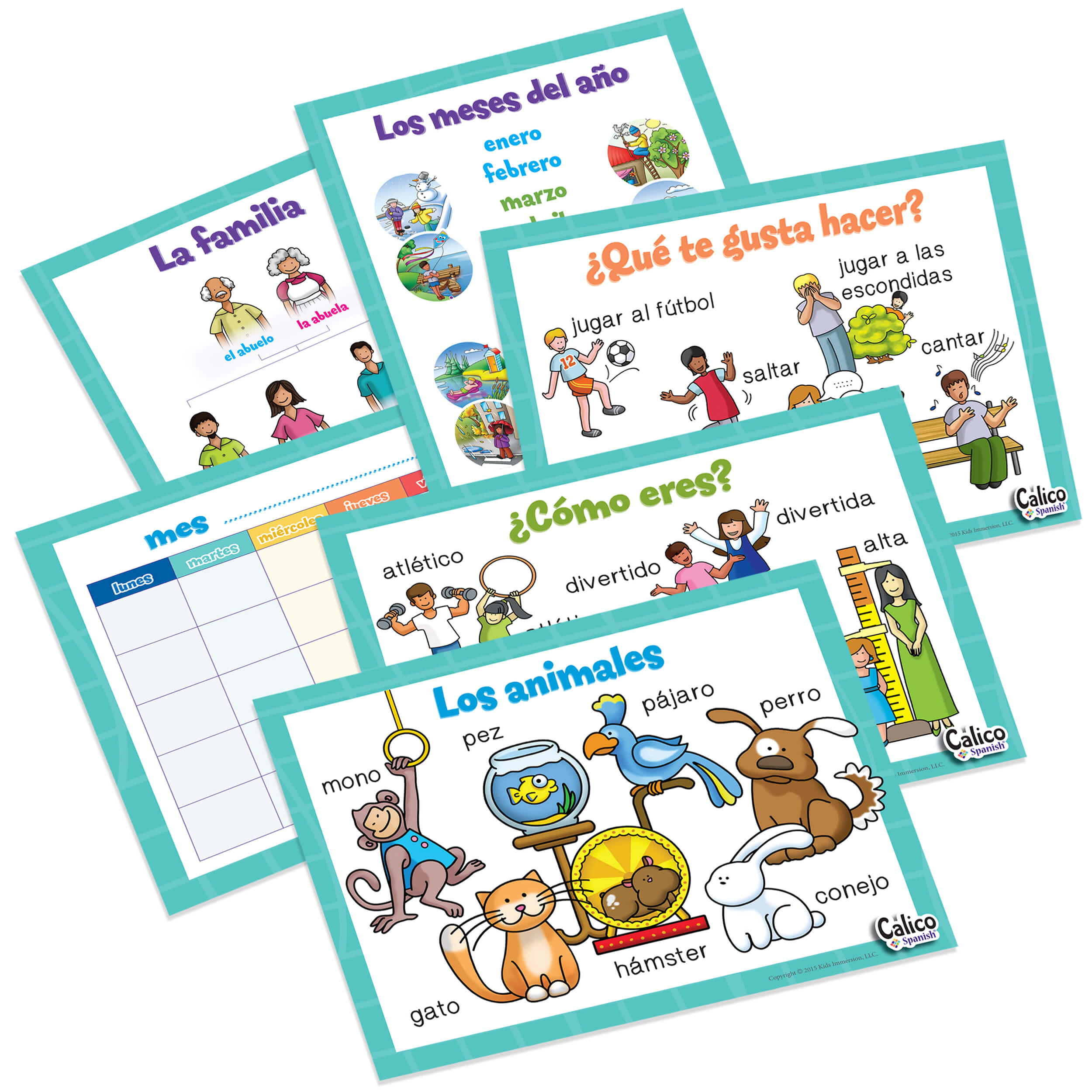posters for teaching elementary school spanish