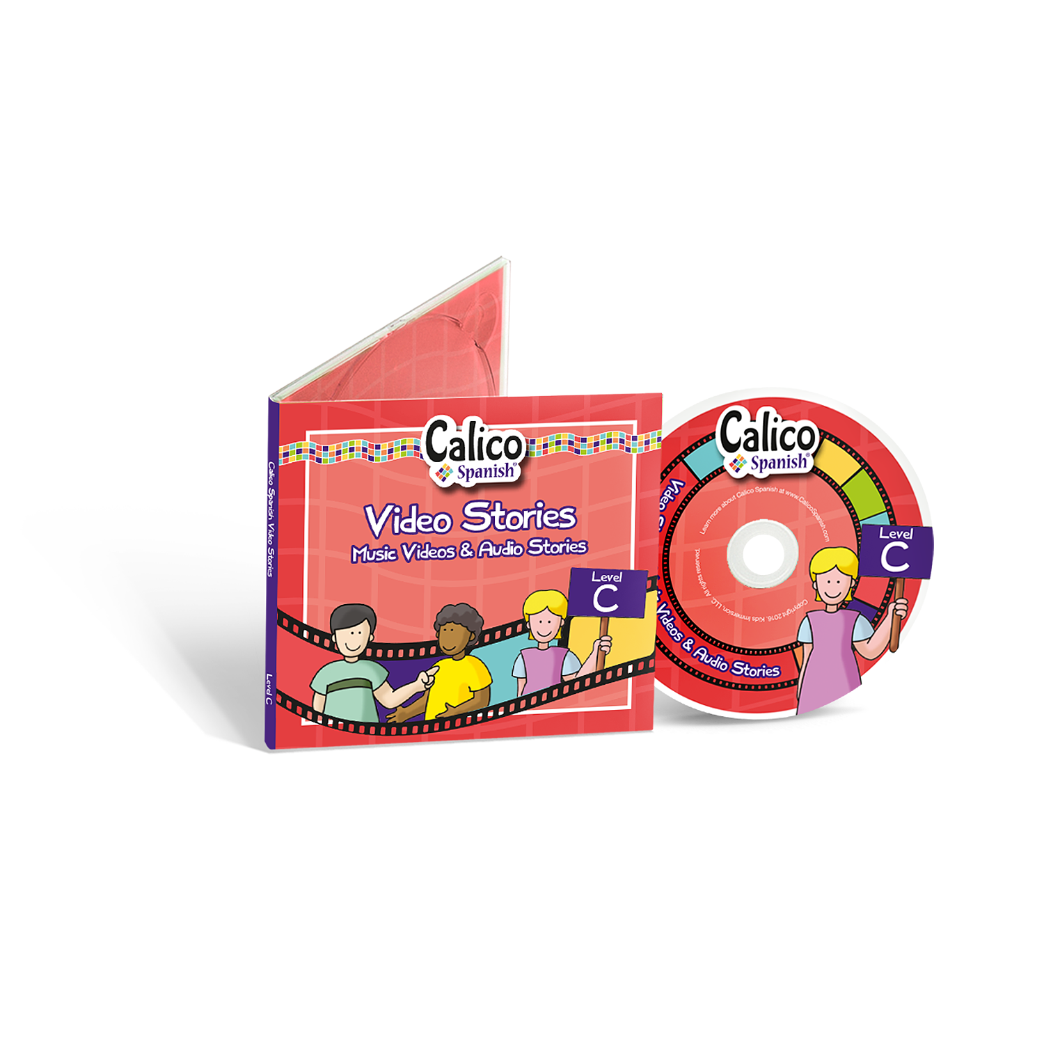 video stories on DVD Level C for elementary school spanish classes