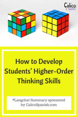 how to develop students' higher-order thinking skills
