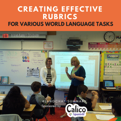 creating effective rubrics for various world language tasks