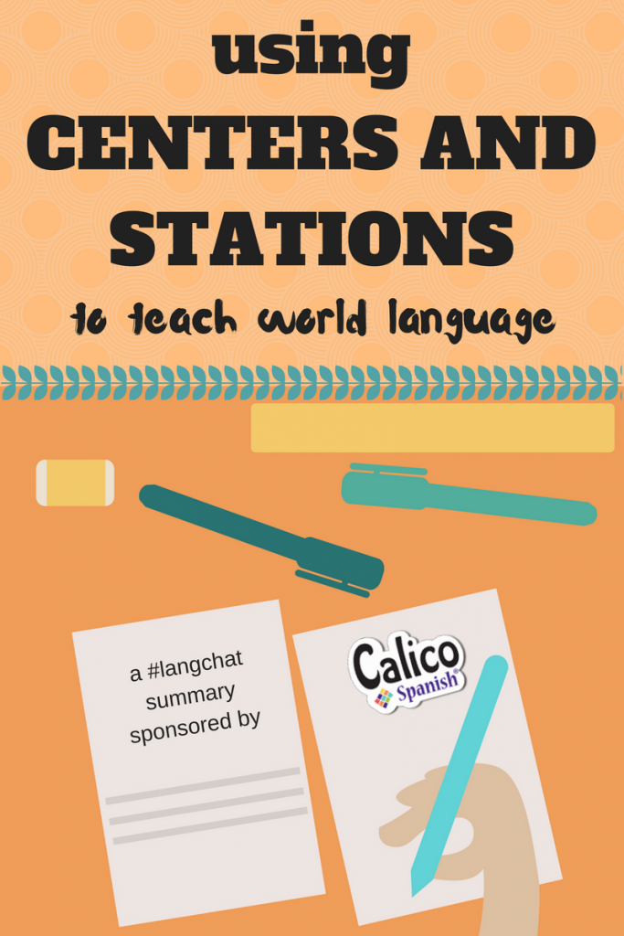 Using centers and stations to teach world language