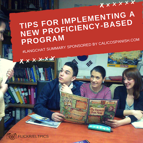 Tips for Implementing a New Proficiency Based Program