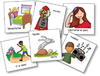 learn Spanish flash cards for elementary students