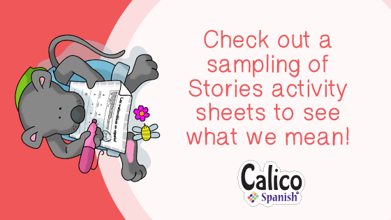 Check out a sampling of Stories activity sheets