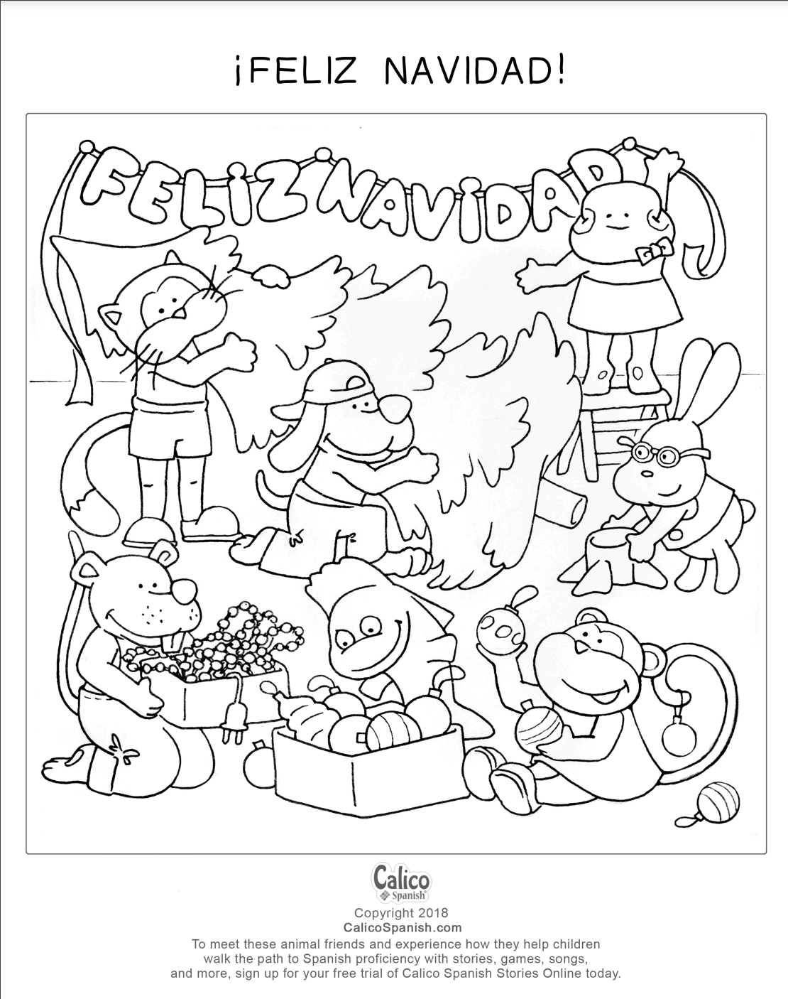 free coloring pages spanish