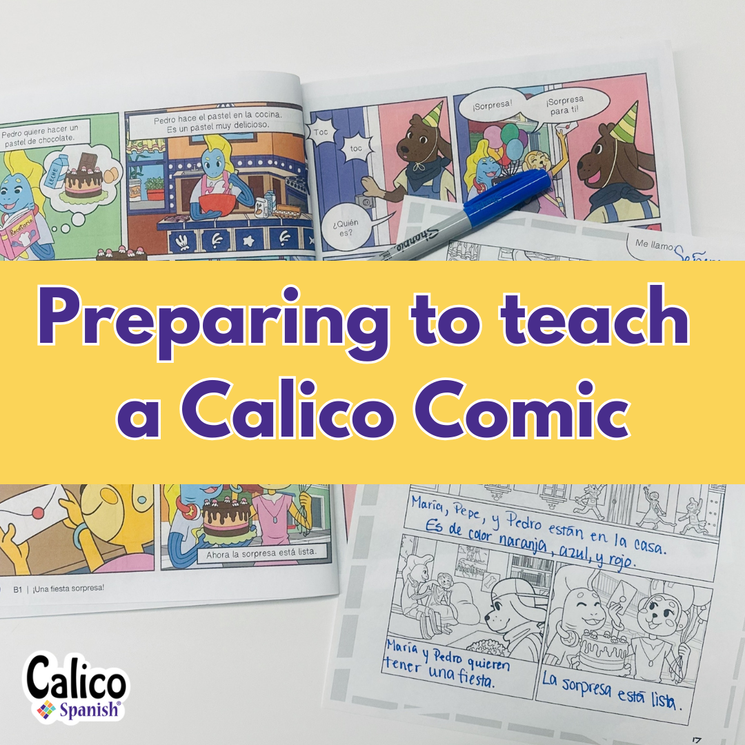 Preparing to teach a Calico Comic